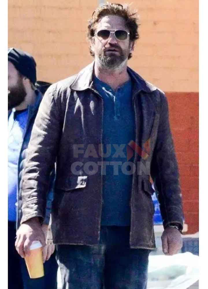 Den Of Thieves Gerard Butler Leather Jacket